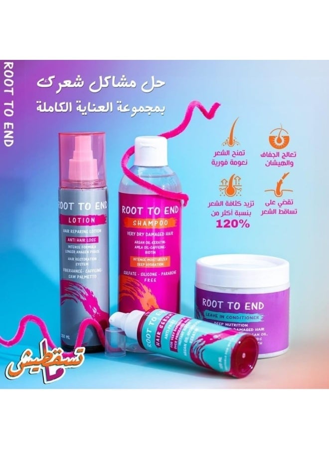 رووت تو إند روت تو اند شامبو للشعر الجاف و التالف 500 مللى - Image 5